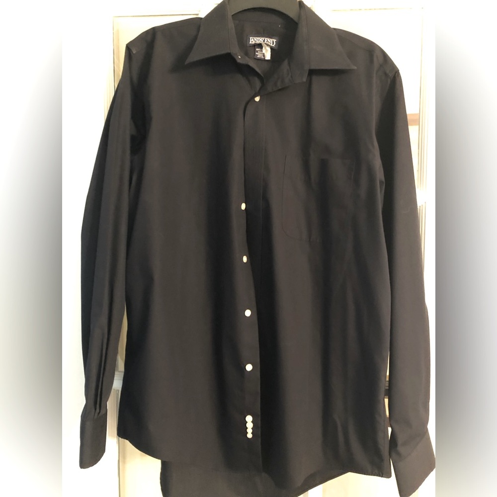 LANDS END BUTTON UP MENS SHIRT